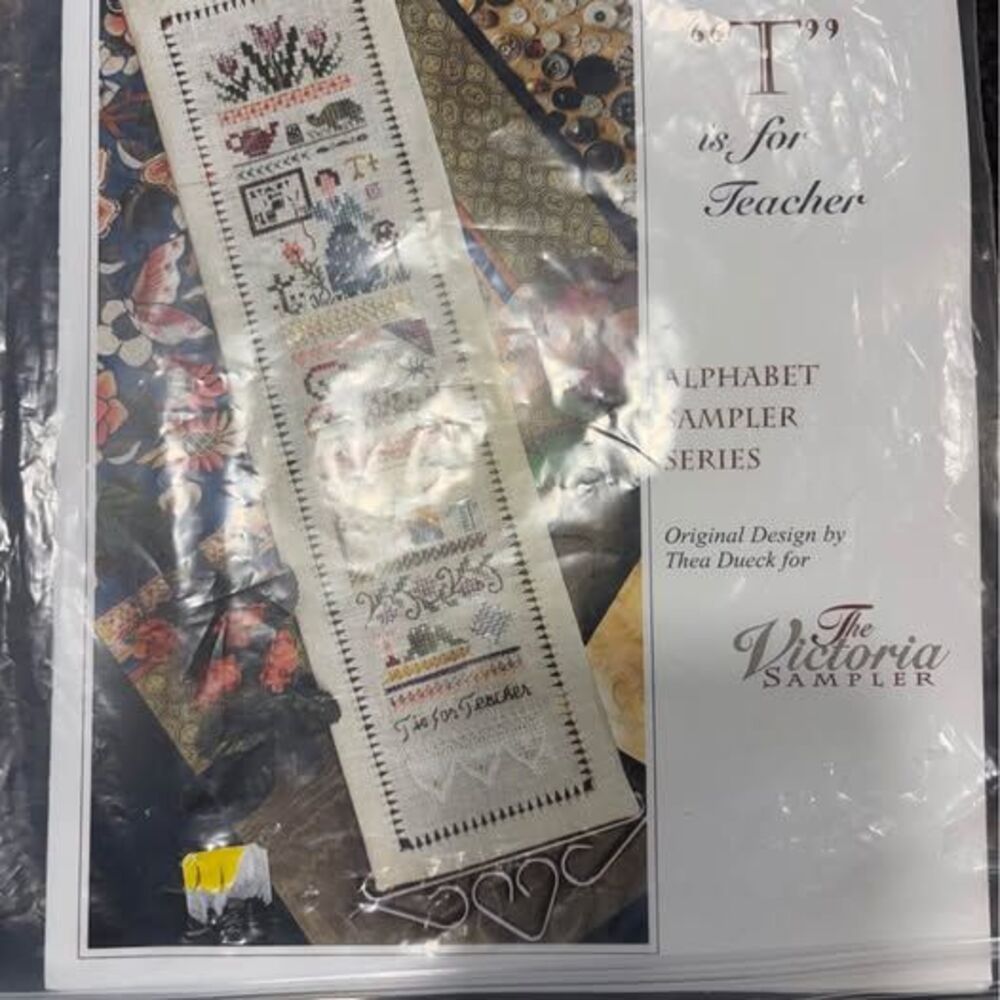 THE VICTORIA SAMPLER Cross Stitch
Leaflet T Is For TEACHER #93 New
